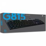 Teclado Mecânico Gamer Logitech G815, Design ultrafino, RGB, Switch GL Tactile Marrom, US - Imagem 5