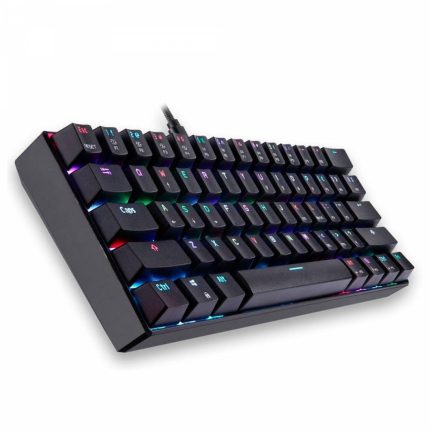 Teclado Mecânico Gamer Motospeed CK61 Essential, RGB, Switch Blue, ANSI