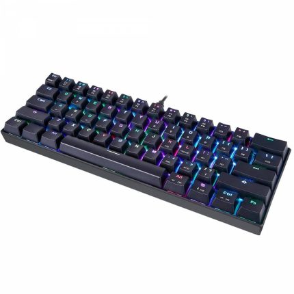 Teclado Mecânico Gamer Motospeed CK61 Compacto, RGB, Switch Kailh Box White, US
