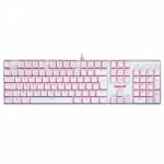 Teclado Mecânico Gamer Redragon Mitra, LED, Switch Redragon MK2 BROWN, ABNT2, Branco - Imagem 3