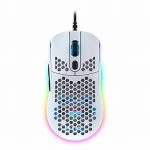 Mouse Gamer Force One Rgb, Branco - Fr.mo.gp.01,Gripen, 12000dpi