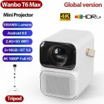 Projetor Xiaomi Wanbo LED T6 Max Portable 550 Lumens - Branco - Imagem 3