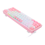 Teclado Gamer, Bluetooth, Redragon FIZZ PRO K616 - Branco / Rosa - Imagem 6