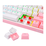 Teclado Gamer, Bluetooth, Redragon FIZZ PRO K616 - Branco / Rosa - Imagem 8