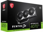 Placa de vídeo RTX4070TI 12GB G6X 192B Ventus 3X Trio OC MSI