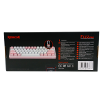 Teclado Gamer, Bluetooth, Redragon FIZZ PRO K616 - Branco / Rosa - Imagem 11