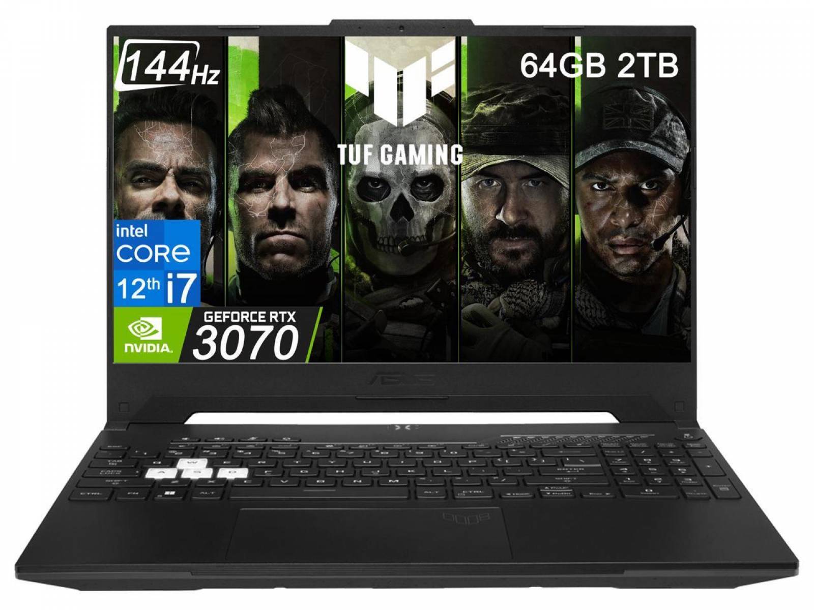 Notebook Asus TUF Dash Core i7 / Memória 16GB / 512GB / RTX 3070 Notebook Asus TUF Dash Core i7 / Memória 16GB / 512GB / RTX 3070 - Imagem 1