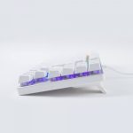 Teclado Gamer Mecânico A+ PLUS TECH Barak Branco Rainbow Blue - Imagem 6