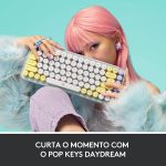 Teclado Mecânico sem fio Logitech POP Keys - Daydream - Imagem 9