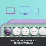 Teclado Mecânico sem fio Logitech POP Keys - Daydream - Imagem 3