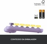Teclado Mecânico sem fio Logitech POP Keys - Daydream - Imagem 2