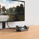 Hub 7P. USB Type-c Havit HV-HB4001 USB3.2/HDMI/VGA/LAN Cinza - Imagem 3
