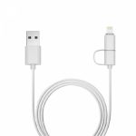 Cabo USB iPhone 5 e 6 USB-UL3000WH 1M MFI PlusCable - Branco - Imagem 2