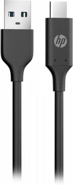 Cabo USB 3.0 para USB-C HP Preto 1Metro - DHC-TC101 BK