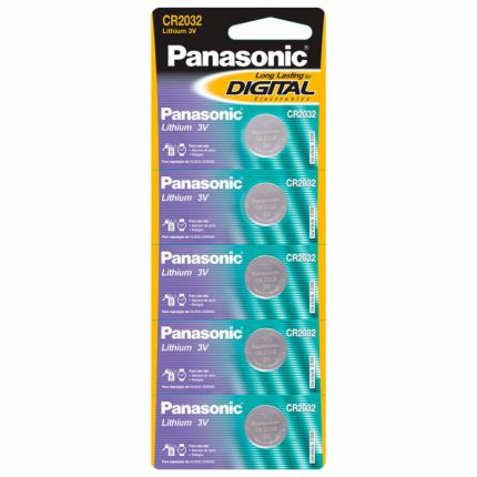 Bateria de Lithium 3V Blister com 5 Unidades - Panasonic