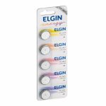 Bateria Alcalina 3V CR2025 Cartela Com 5 Unidades - Elgin