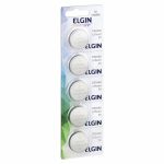 Bateria Alcalina 3V CR2450 Cartela Com 5 Unidades - Elgin