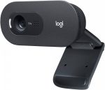 Webcam Logitech C505, 720P HD, 30 FPS, com Microfone, USB, Preto