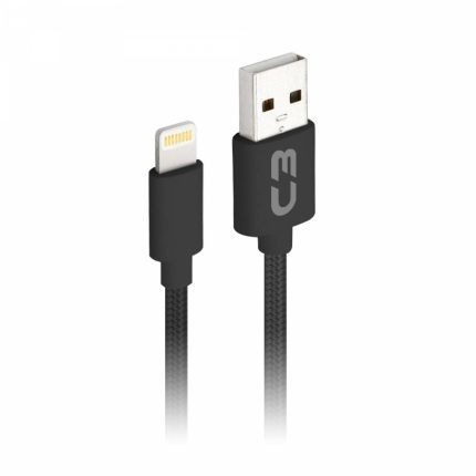 Cabo USB-Lightning CB-L21BK Preto C3Plus
