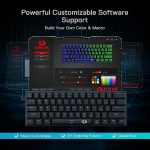 Teclado Mecânico Gamer Redragon Anivia,Preto - K614-RGB (PT-BLUE) - Imagem 3