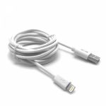 Cabo USB-Lightning CB-L21BK Branco C3Plus - Imagem 3