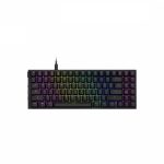 Teclado Gamer Mecânico NZXT Mini TKL Rgb, Switch Red US - Preto