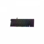 Teclado Gamer Mecânico NZXT Mini TKL Rgb, Switch Red US - Branco