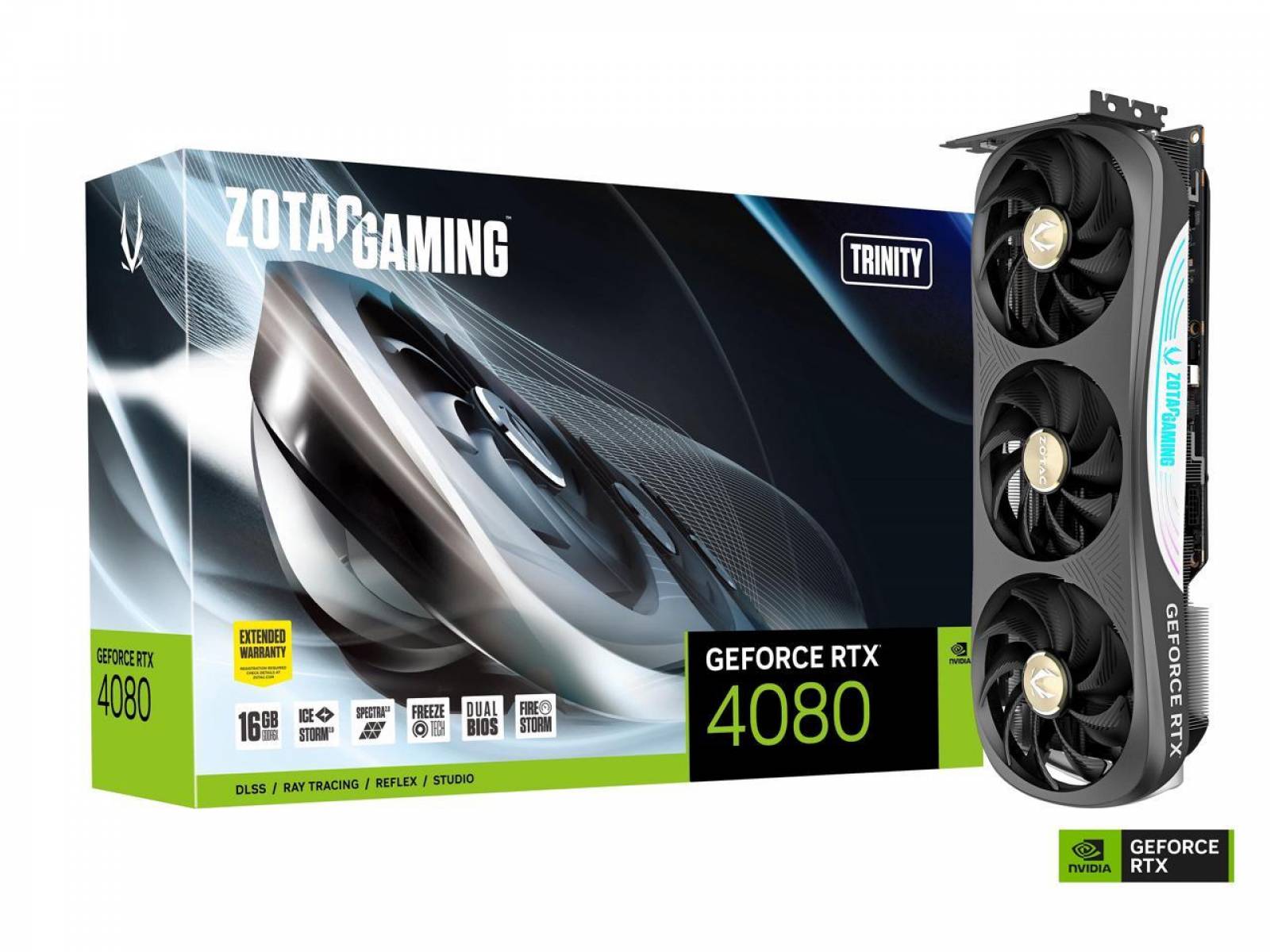 Placa de Vídeo RTX4080 16GB Trinity GDDR6X 256BITS Zotac – Net