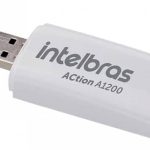Adaptador USB Wireless Dual Band ACtion A1200 Branco Intelbras