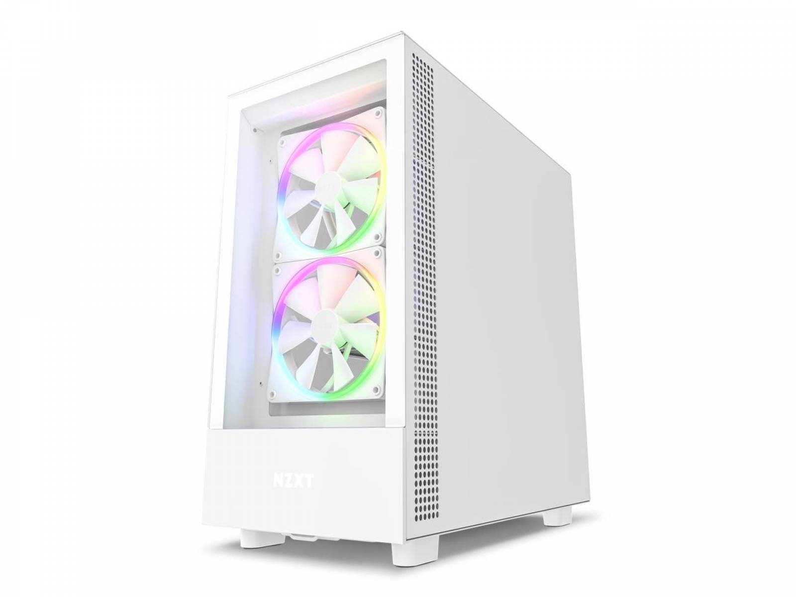 Gabinete NZXT H5 Elite, RGB, 3x Cooler Fan, Branco - CC-H51EW-01 Gabinete NZXT H5 Elite, RGB, 3x Cooler Fan, Branco - CC-H51EW-01 - Imagem 1