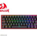 Teclado Gamer, Bluetooth, Redragon FIZZ PRO K616-RGB-B PRETO