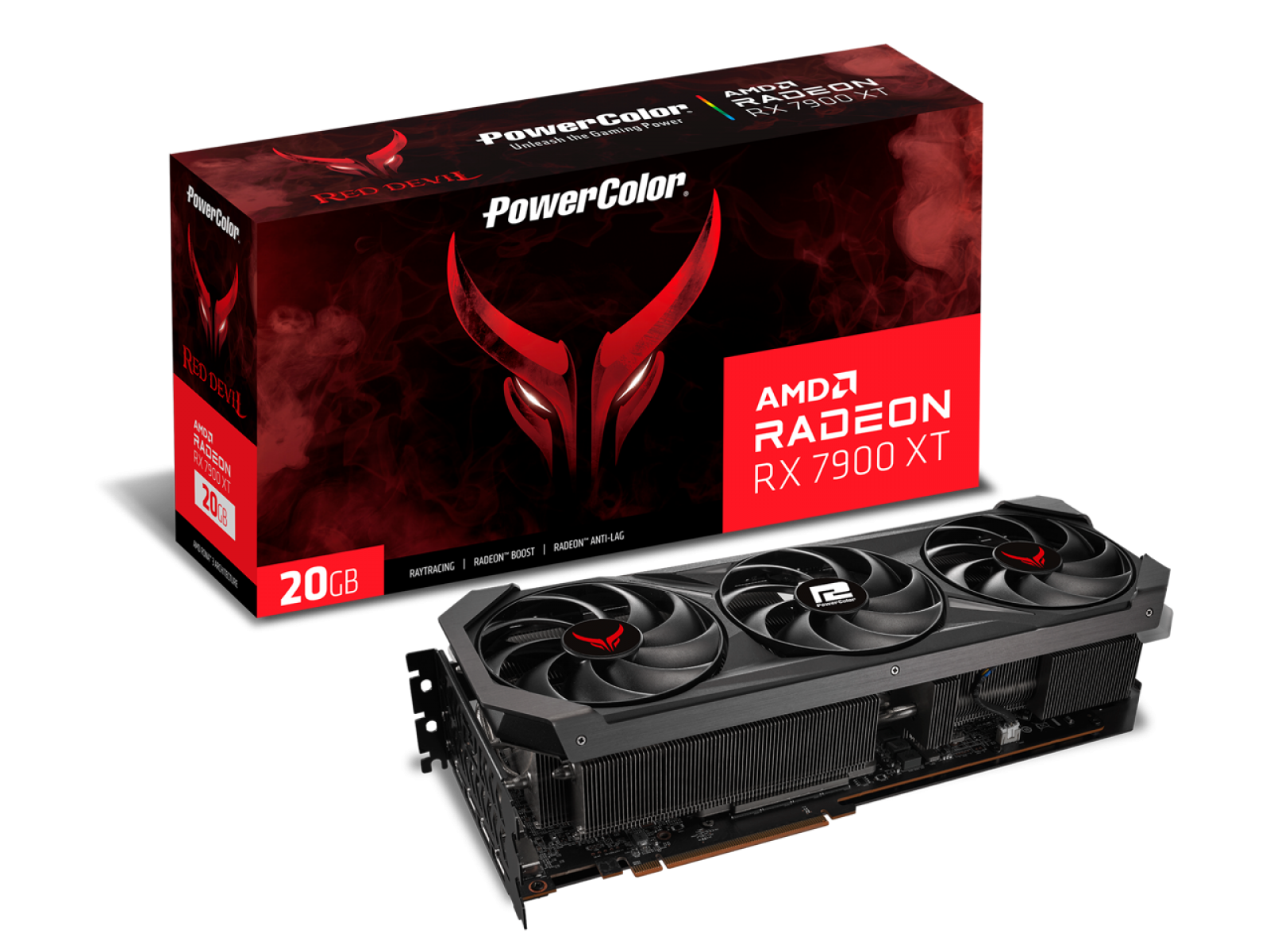 Placa de Vídeo RX 7900 XT AMD Power Color, 20GB GDDR6 - RX7900XT Placa de Vídeo RX 7900 XT AMD Power Color, 20GB GDDR6 - RX7900XT - Imagem 1
