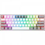 Teclado Gamer, Bluetooth, Redragon FIZZ PRO K616 - Branco / Cinza