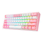 Teclado Gamer, Bluetooth, Redragon FIZZ PRO K616 - Branco / Rosa - Imagem 2