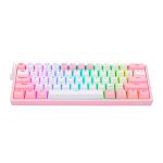 Teclado Gamer, Bluetooth, Redragon FIZZ PRO K616 - Branco / Rosa - Imagem 4