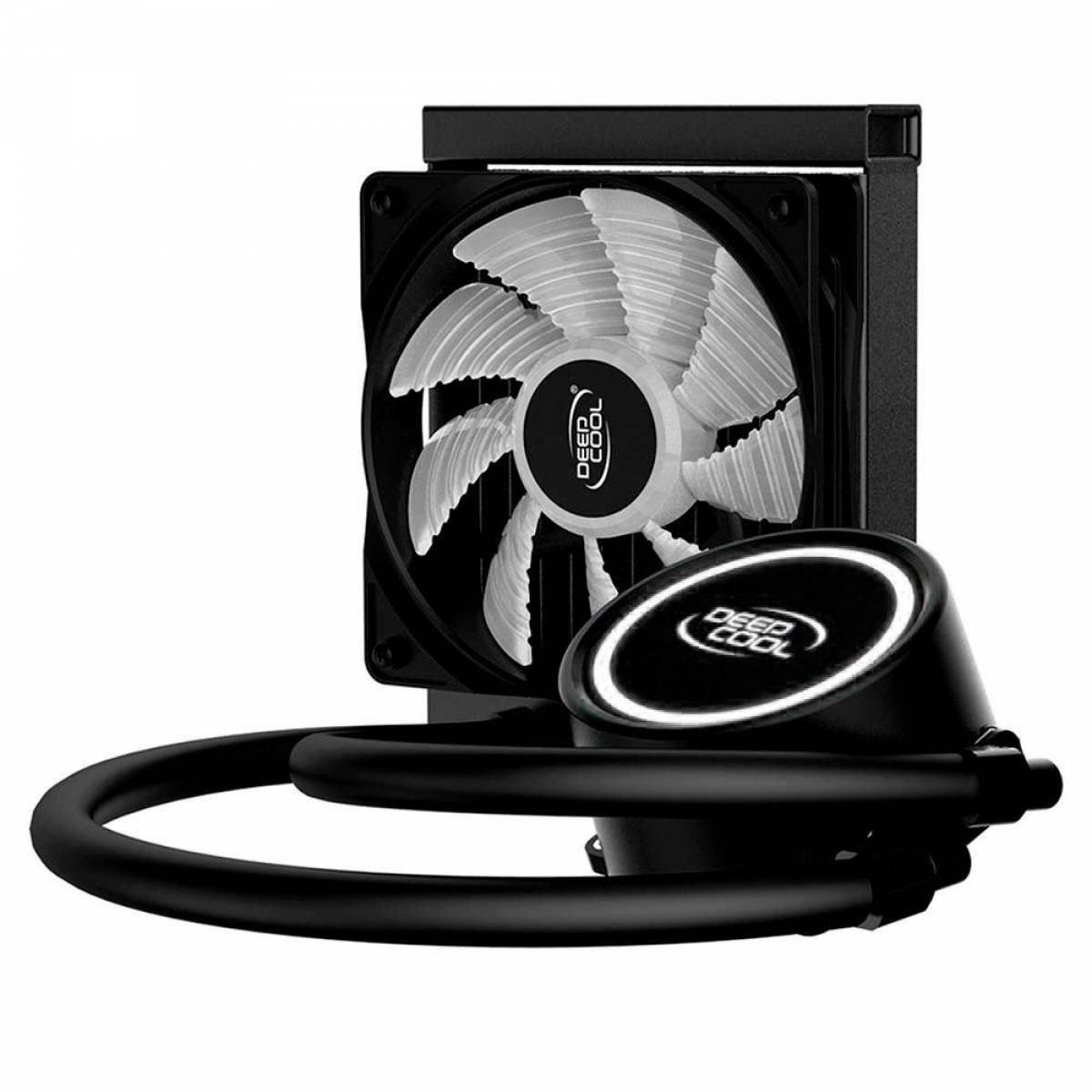 Water Cooler DeepCool Gammaxx L120T White, 120mm, LED Branco