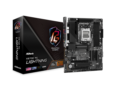 Placa-mãe ASRock X670E PG Light . DDR5, 5.0X16, AMD Cross Fire