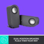 Caixa de som Logitech Bluetooth Z407 para computador - Imagem 7