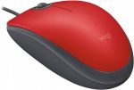 Mouse com fio USB Logitech M110 com Clique Silencioso - Vermelho - Imagem 3