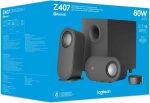 Caixa de som Logitech Bluetooth Z407 para computador - Imagem 9