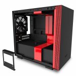 Gabinete Gamer Nzxt Mini-Itx - H210I Matte Black/Red -
