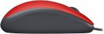 Mouse com fio USB Logitech M110 com Clique Silencioso - Vermelho - Imagem 2