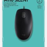 Mouse com fio USB Logitech M110 com Clique Silencioso - Preto