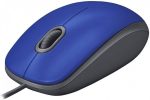Mouse com fio USB Logitech M110 com Clique Silencioso - Azul - Imagem 3