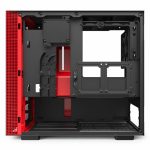 Gabinete Gamer Nzxt Mini-Itx - H210I Matte Black/Red - - Imagem 5