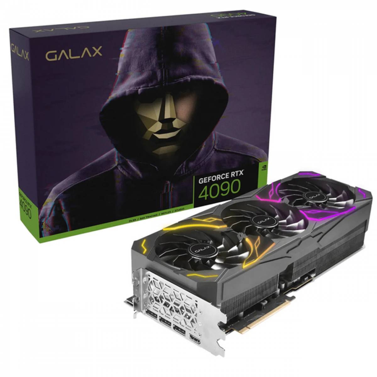 Placa de Vídeo RTX4090 24GB Galax GDDR6X 384BITS Placa de Vídeo RTX4090 24GB Galax GDDR6X 384BITS - Imagem 1