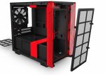 Gabinete Gamer Nzxt Mini-Itx - H210I Matte Black/Red - - Imagem 2