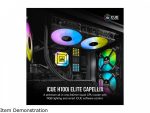 Water Cooler Corsair Hydro Icue H100I Elite Capelix RGB - PRETO - Imagem 7