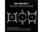 Water Cooler Corsair Hydro Icue H100I Elite Capelix RGB - PRETO - Imagem 3