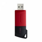 Pen Drive de 128GB Exodia M, USB 3.2 Ger.1 (preto e vermelho).